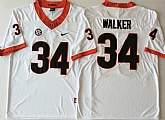 Georgia Bulldogs 34 Herchel Walker White College Football Jersey,baseball caps,new era cap wholesale,wholesale hats